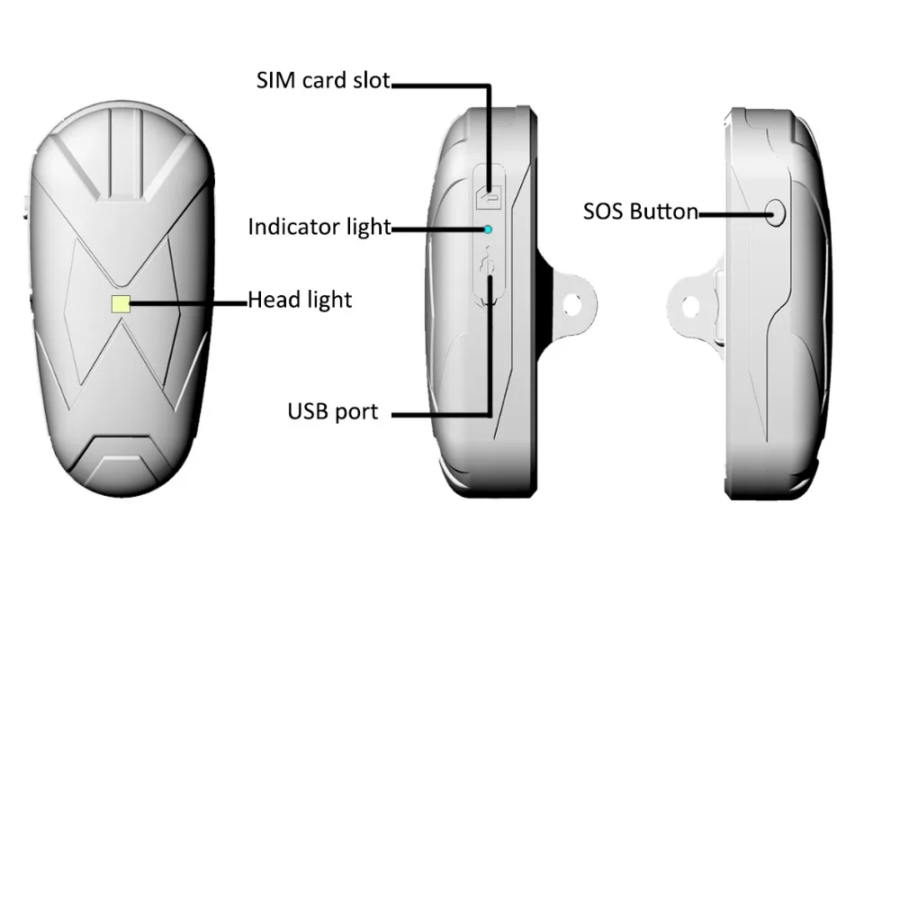 Велосипедный Спорт GPS трекер GPS/GSM/GPRS Quad Band в реальном времени Google Географические