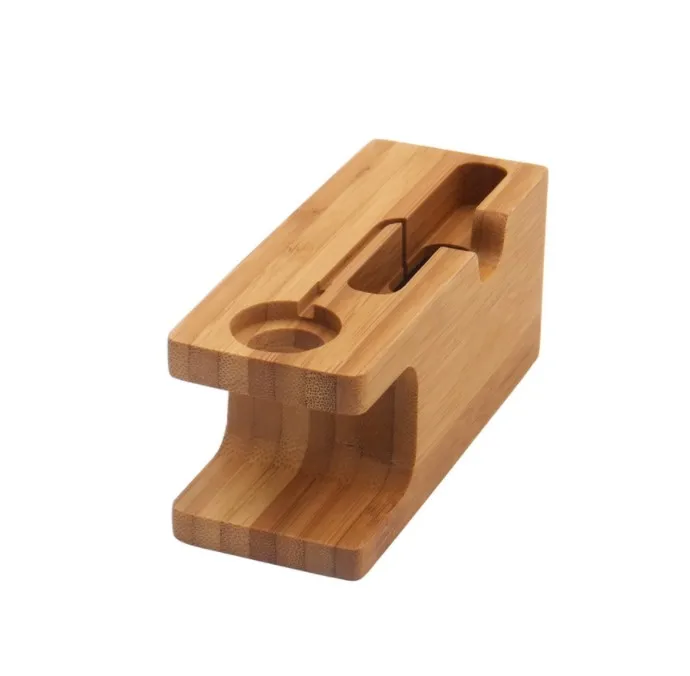 Real Bamboo Wooden Mobile Phone Stand Wood Holder Universal for Watch iPhone 6 7 6s 6plus 5 5s Plus Cradle | Мобильные телефоны и