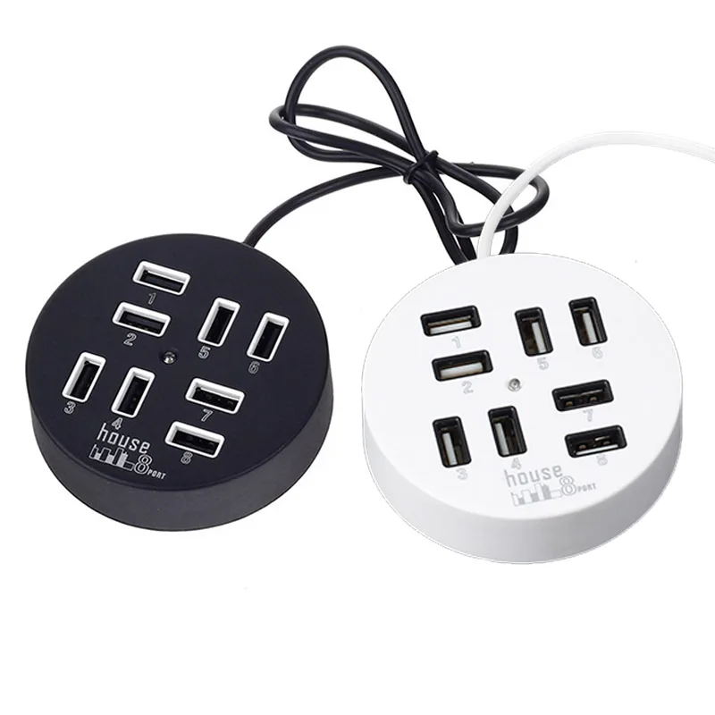 Micro usb хаб 8 Порты высокое Скорость 2 0 Hub адаптер multi USB Совместимость мини