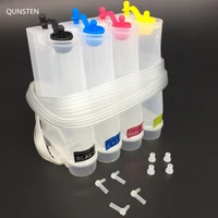 4 color 85ml diy continuous ink supply system outer ink tank universal ciss refill kit for epson canon hp brother inkjet printer