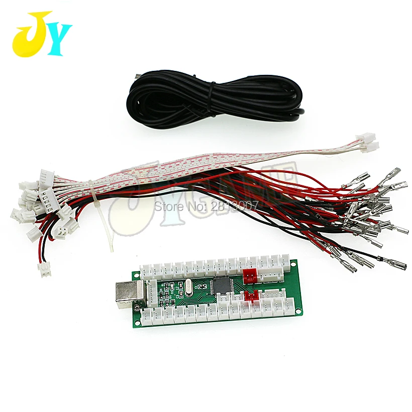 DIY 2 игроков USB к JAMMA игровой контроллер/Поддержка PS3 ПК Raspberry Pi/аркада нулевой задержкой джойстик аксессуары