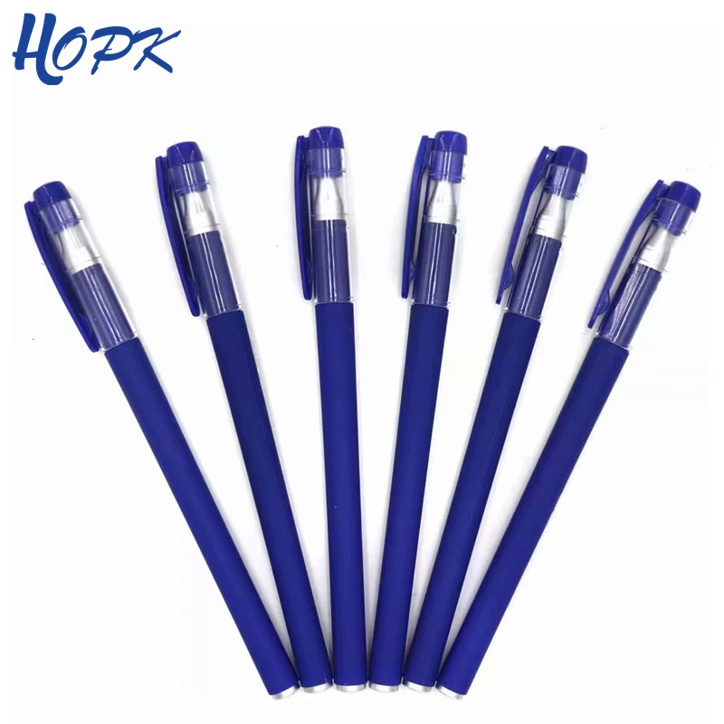 

6pcs/set Office Gel Pen 0.5mm Needle tip Signature pen Red/Blue/Black Ink Refill Rod for School Office Supplies Stationery