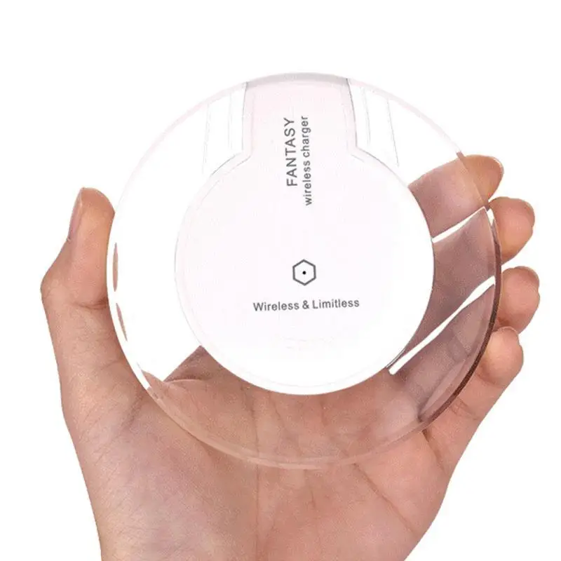 Qi Беспроводное зарядное устройство для быстрой зарядки телефона Samsung Galaxy S6 Edge S7