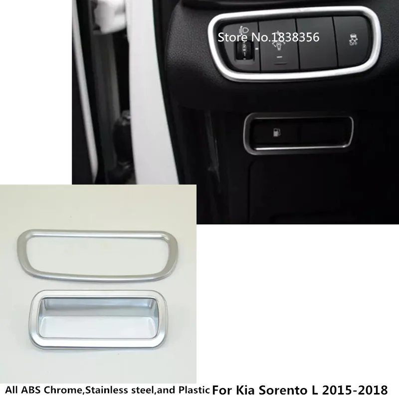 Для Kia Sorento L 2015 2016 2017 2018 2 шт. автомобильный детектор Стик для укладки крышка АБС
