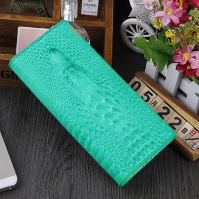 Лидер продаж кошелек из натуральной кожи с тиснением под аллигатора Модный