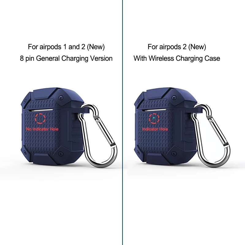 Роскошный противоударный защитный чехол для AirPods, чехол, беспроводная Bluetooth гарнитура, силиконовый чехол для наушников, чехол для Air Pods, зарядная коробка