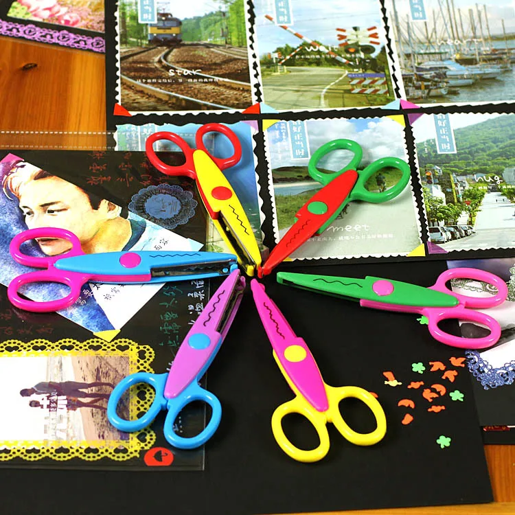 Ножницы для детских фотографий 6 пар реквизит в альбоме фотоальбом | Дом и сад