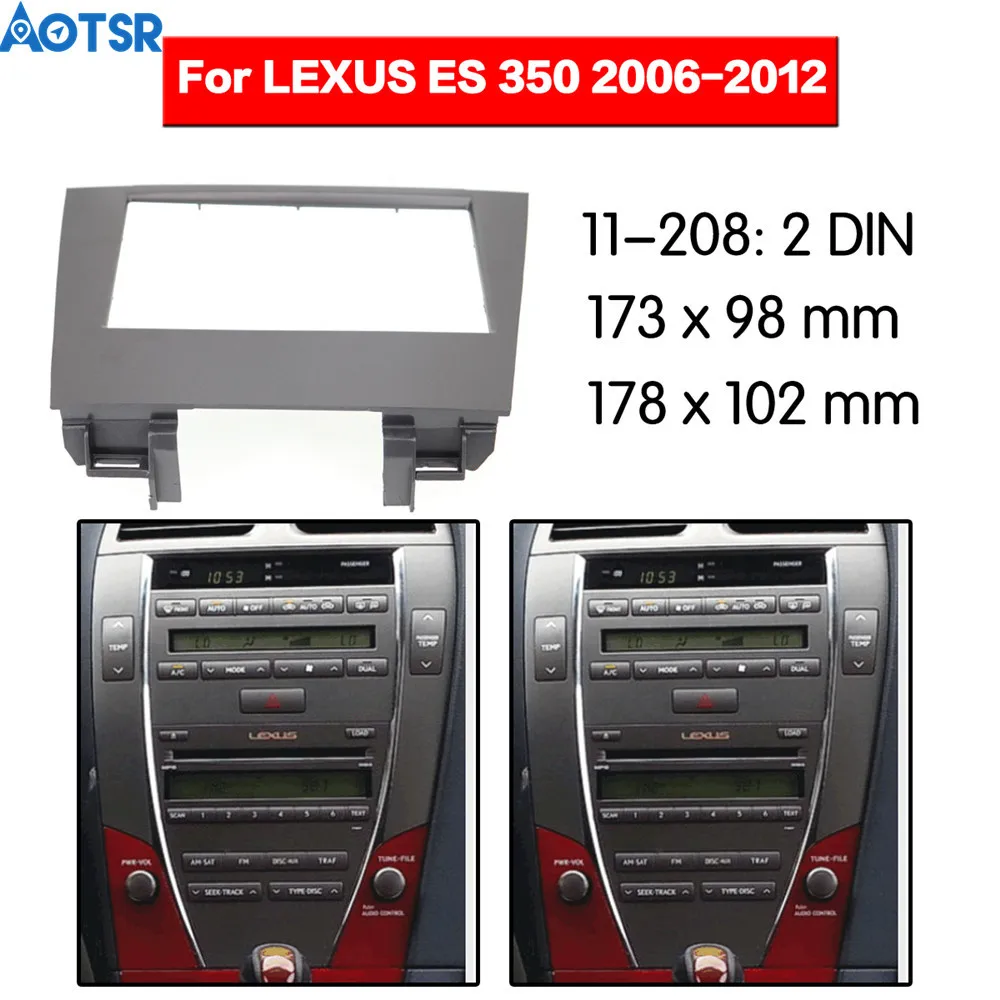 Автомобильный радиоприемник Fascia frame для TOYOTA Yaris Echo 1999 2005 2din Dash Facia Panel Stereo Audio Bezel dash