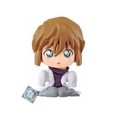 New Detective Conan Sitting Figure Complete Set(2) Gashapon Collectible Mascot Toys Original - Цвет: Розовый