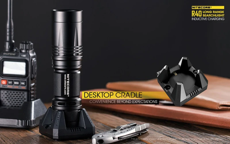 Заводская цена Nitecore R40 XP-L HI светодиодный 1000 люменов Индуктивная зарядка 520 метров дальний прожектор