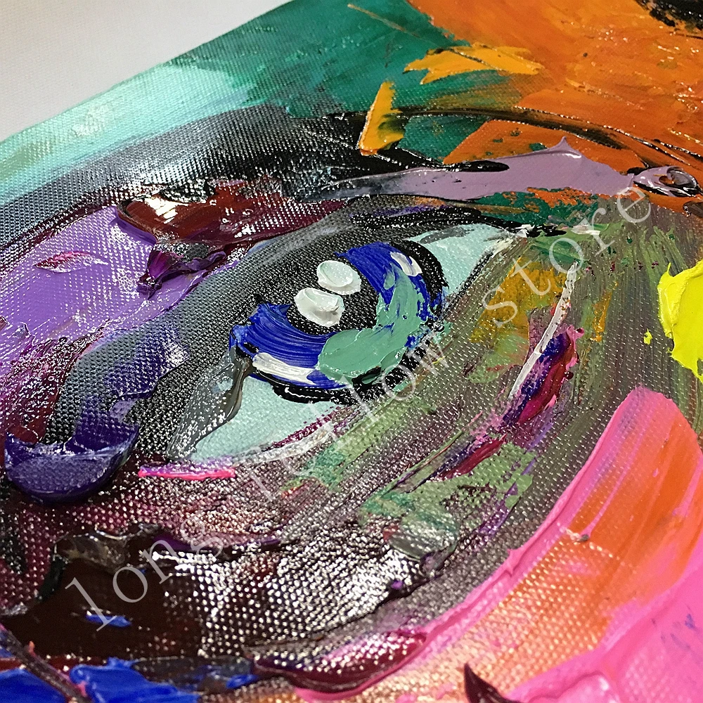 100% ручной работы нож картина абстрактная уход за кожей лица стены искусства