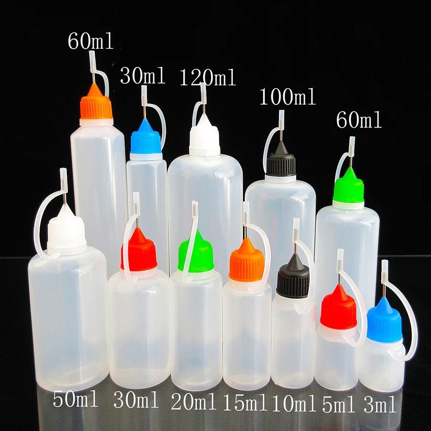 5 шт. пластиковые бутылки для жидкого никотина 60 мл