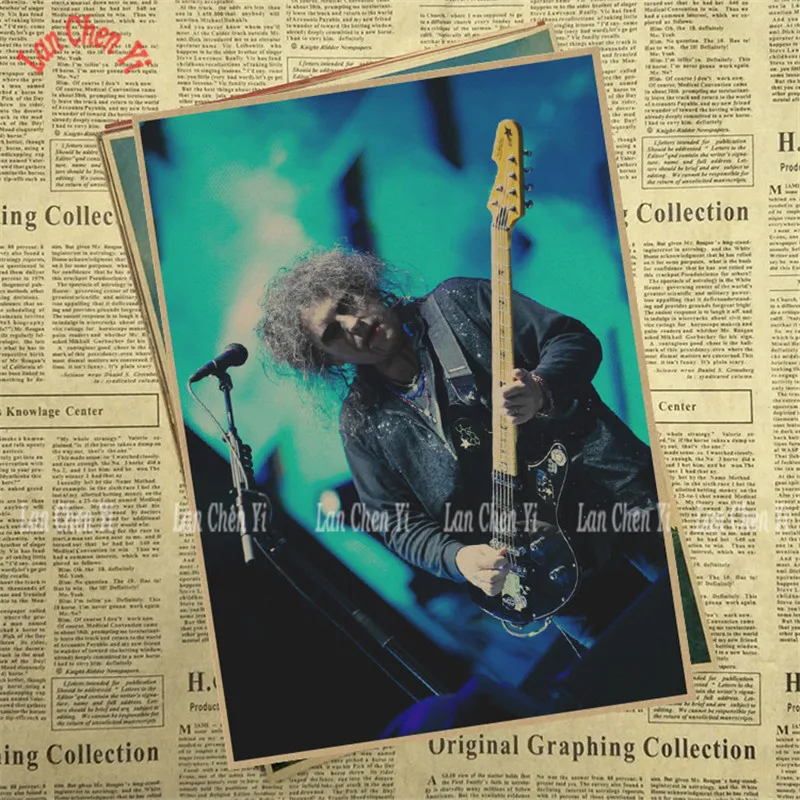 The Cure Rock Band музыка крафт-бумага плакат гостиная столовая настенные декоративные картины