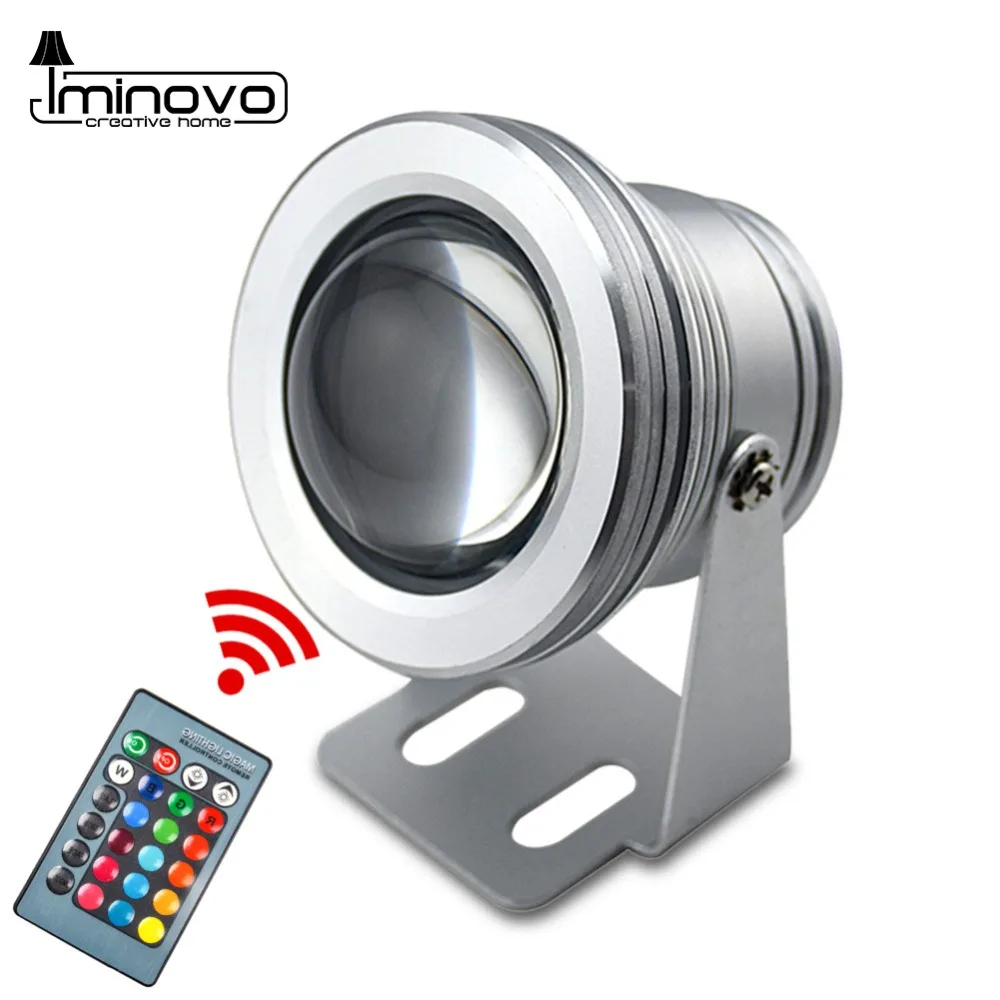 Светодиодный подводный RGB фонарь погружной IP67 ночник DC 12V 24V удаленный открытый