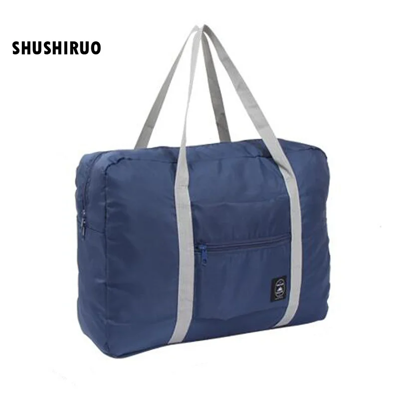 

SHUSHIRUO складная дорожная сумка для багажа, дорожные сумки, водонепроницаемая сумка из ткани Оксфорд для хранения одежды, унисекс, багажная уп...
