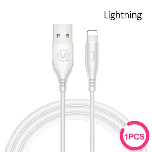 White USASM Usb кабель для iphone 8 7 6 Plus 6s 5 s Plus iPad mini Быстрая зарядка Usb кабель для мобильного телефона Xs Max Xr X Зарядное устройство - Цвет: White