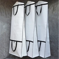 hot sale 71 thicken travel bridal wedding gown dress breathable garment storage bag dust cover dustproof long with gusset