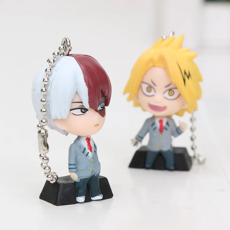 3 см брелки с героями мультфильмов Моя геройская Академия Izuku Midoriya Bakugou Katsuki Ochaco