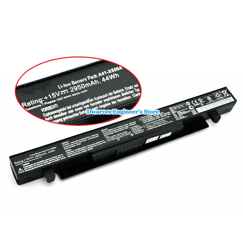 Оригинальный аккумулятор для ASUS X550 X550A X550B X550C X550CD X550J X550JK X550V X550X X550L 15 в 2950 мАч