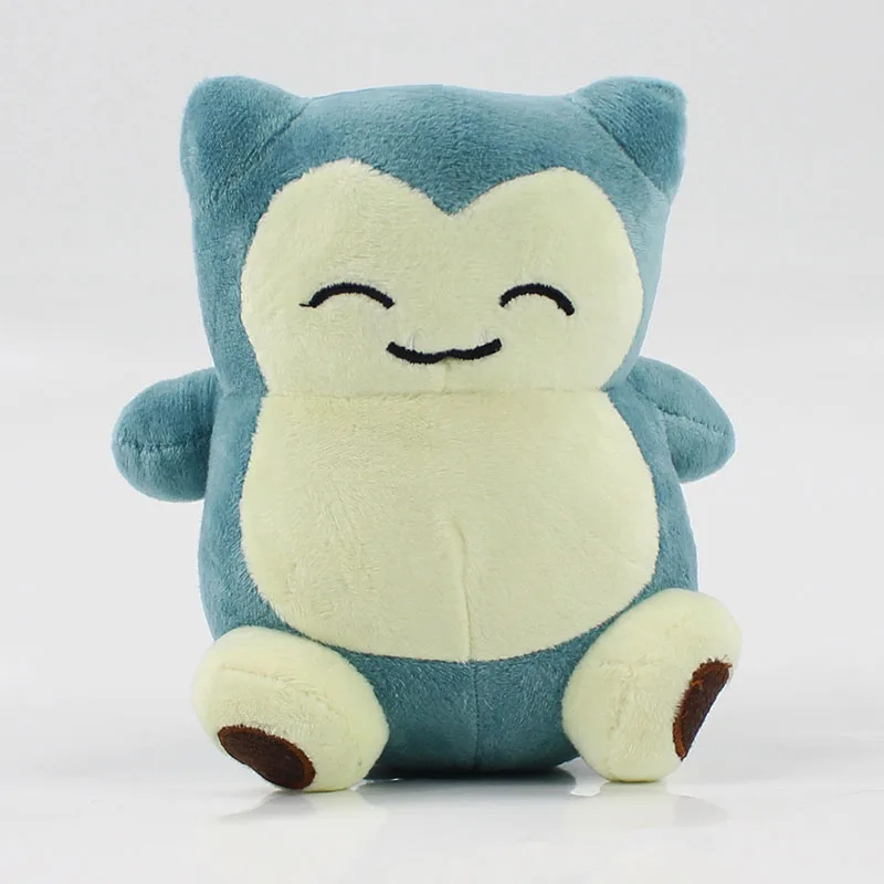15CM snorlax 11 видов стилей Ditto Lapras Wobbuffet Cyndaquil Snorlax Psyduck Lucario Mew Mudkip милые плюшевые куклы Pandent игрушки для детей - Цвет: 15CM snorlax