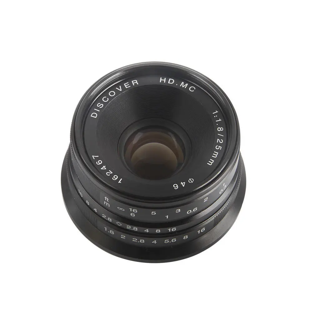 25 мм F/1 8 HD MC ручной фокус широкоугольный объектив для камеры Fujifilm FX X T10 T2 PRO2 PRO1 E2 E1 M1