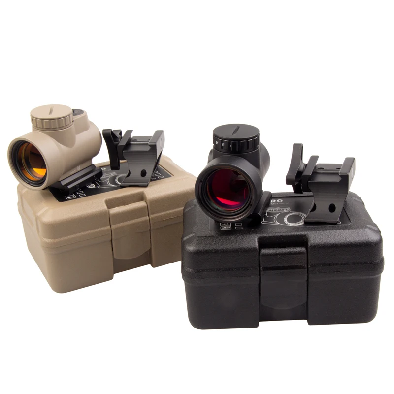 Тактический 1x Airsoft Red Dot лазерный прицел 20 мм рейку коллиматор база Охота