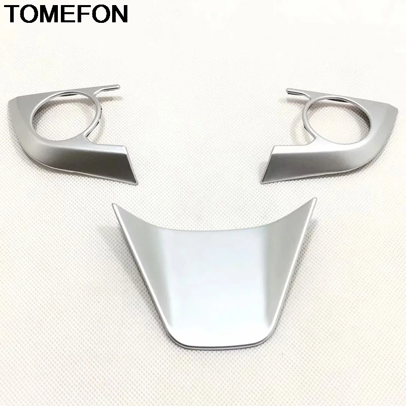 TOMEFON для Toyota Camry XV70 украшение рулевого колеса накладка рамка литье салонные аксессуары ABS