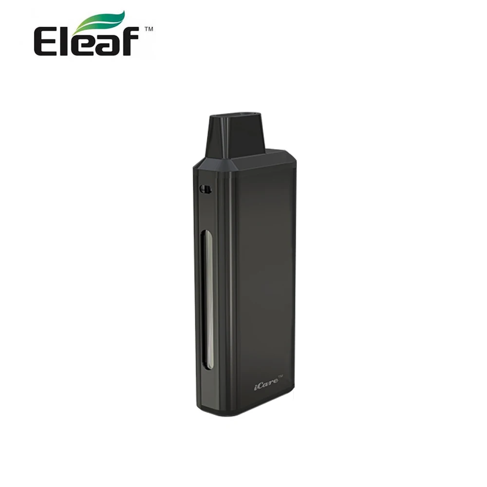 США/RU начальный комплект Eleaf iCare, 1,8мл, 650мАч, головка 1,1 Ом, комплект против электронной сигареты iCare2 - Цвет: Black icare kit