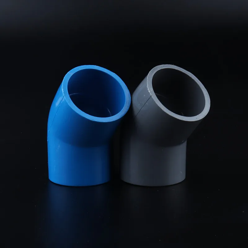 45 Degree Elbow 3 шт ПВХ разъем внутренний диаметр. 32 мм колпачок для фитингов труб прямая футболка Wye Y Соединительный изгиб крест для ремонта труб аквариумная вода - Цвет: 45 Degree Elbow