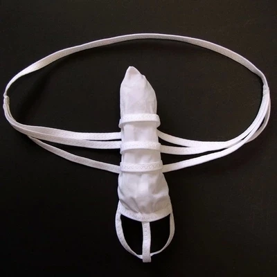 Мужские Трусы-стринги сексуальное нижнее белье для геев с вырезом в форме яйца