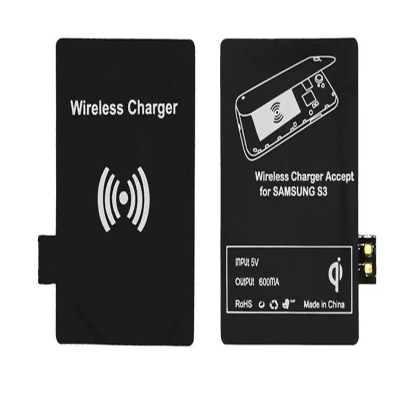 Новый Qi беспроводной зарядный приемник для Samsung Galaxy S3 S4 S5 Note 2 3 4 Беспроводное