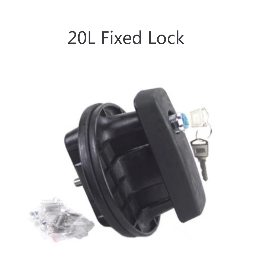 Fixed lock 20л литровый топливный бак бензин дизель анти-статические пластиковые бензиновый баррель грузовик автомобиль внедорожник Джерри может спасать противоскользящие доски Jerrycan - Цвет: Fixed lock
