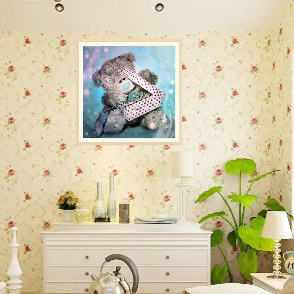 Набор для алмазной живописи с милым медведем 5D алмазная вышивка своими руками