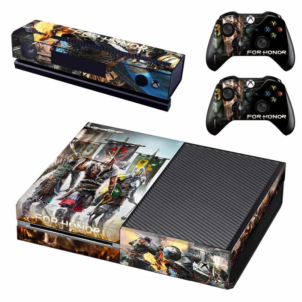 Игра для Honor переводная картинка наклейка Xbox One консоль и 2 контроллера кожи