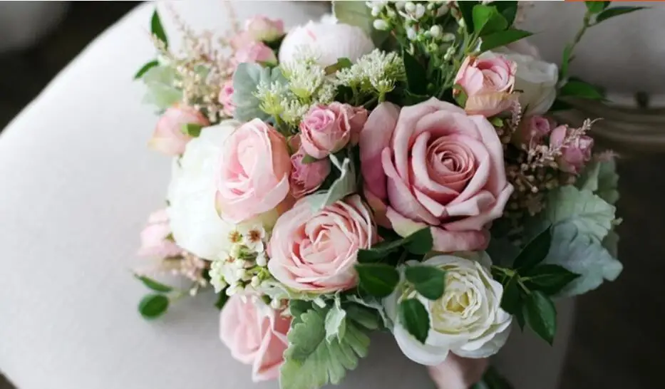 Modabelle Новое поступление Свадебный букет Розовый Ramos De Novia Rosas Свадебный букет Ramos Novia Artificiales