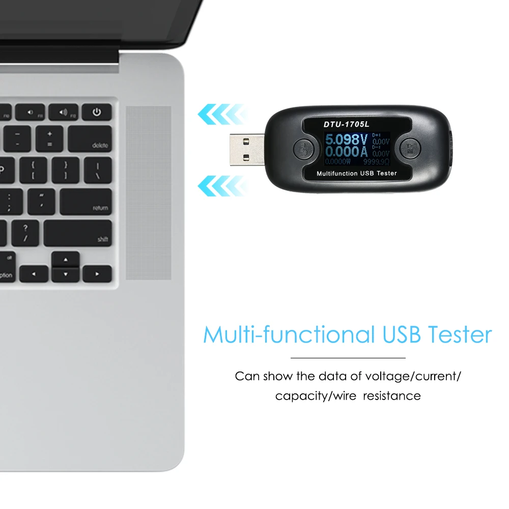 Многофункциональный USB тестер вольтметр напряжения измеритель тока амперметр с