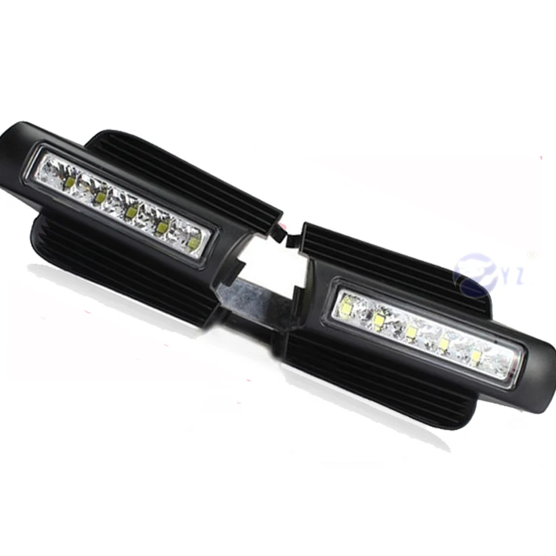 Автомобильный мигающий 1 комплект для Toyota Prado 120 LC120 GRJ120 2003~ 2009 светодиодный DRL Дневной ходовой светильник Дневной светильник водонепроницаемый автомобильный Стайлинг