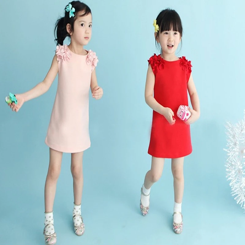 Розничная продажа одежда для детей летнее платье кружевное без рукавов девочек