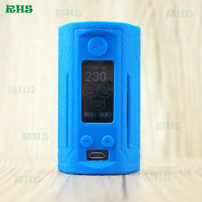 dark blue 1 шт. новейшая версия Wismec RX Gen3 Dual 230W силиконовый защитный чехол, защитная оболочка, наклейка - Цвет: dark blue