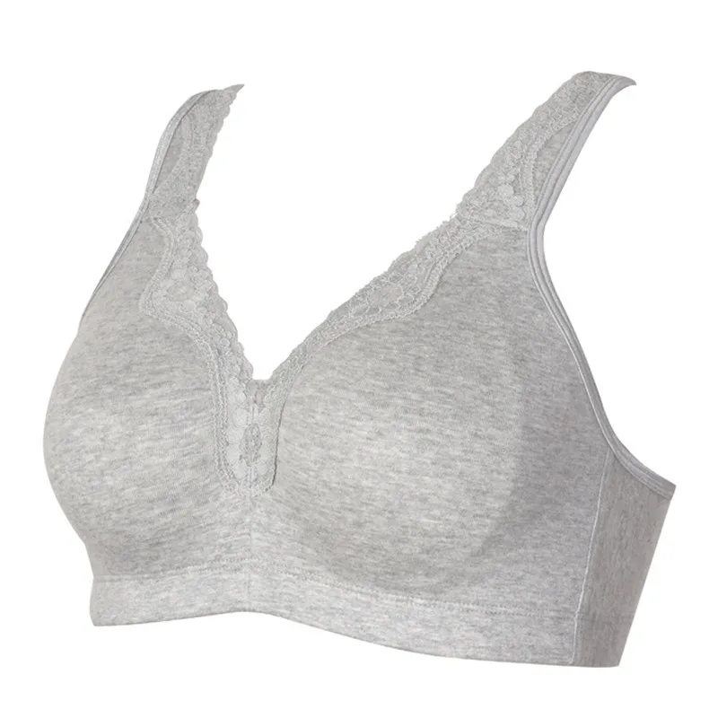Оптовая продажа женские ультратонкие бюстгальтеры из хлопка нижнее белье