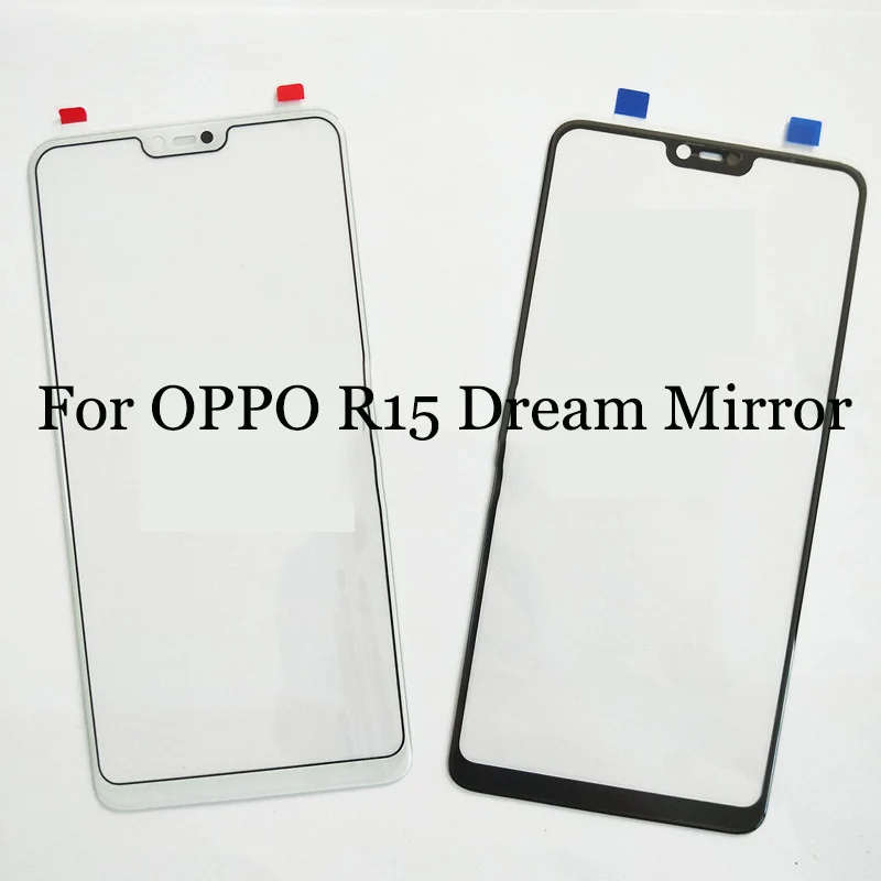 Для oppo R 15 R15 зеркальный сенсорный экран дигитайзер для стеклянная панель без