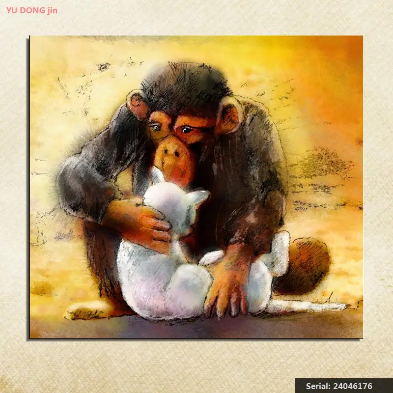 Animal Classical oil Painting Drawing art Spray Unframed Canvas gemstone iron miniature technical square miniature24046176 | Дом и сад