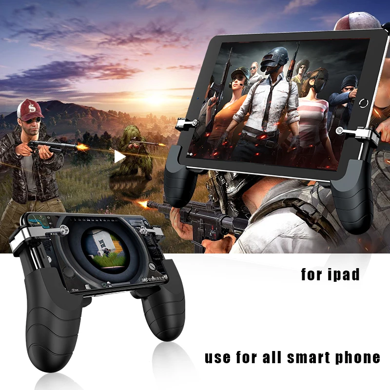 HEYNOW PC PAD геймпад 2в1 игровая ручка держатель джойстик для PUBG L1/R1 стрелок триггер огонь Кнопка Aim ключ для KnivesOut для ipad