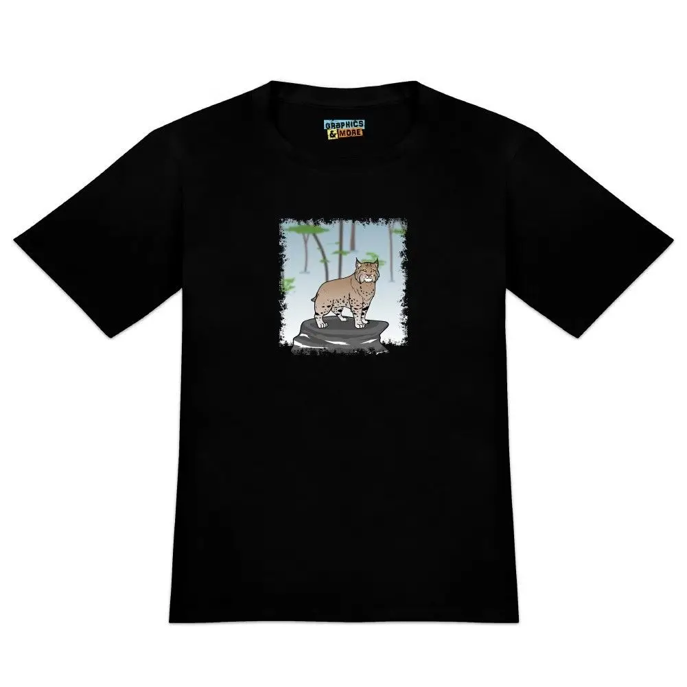 Bobcat Lynx Cat Men's Novelty T-Shirt | Мужская одежда
