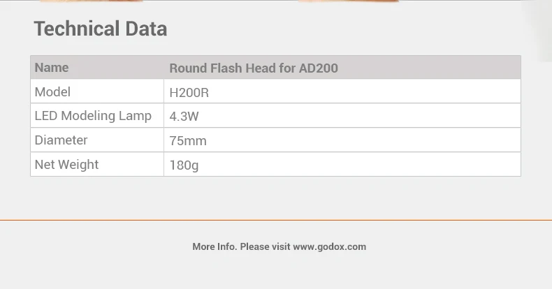 Godox AD200 V1 PRO Glash аксессуар WITSTRO H200R круглая головка вспышки и EC-200 Удлиняющая головка AK-R1 отражатель цветовой температуры