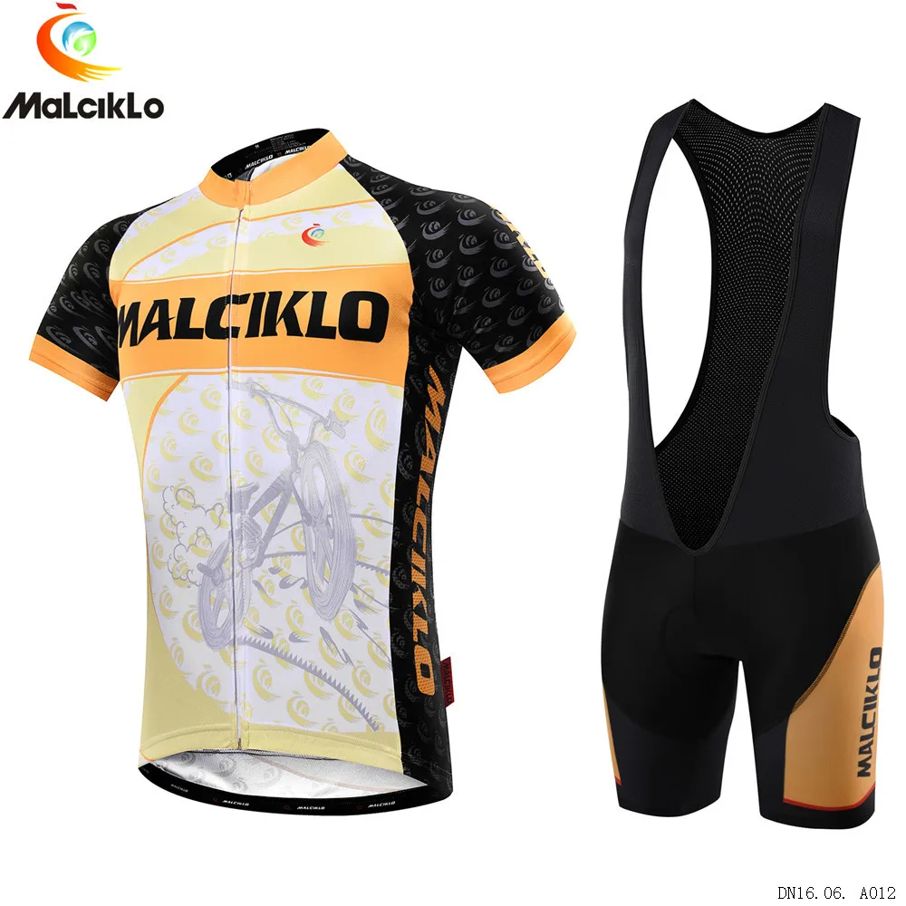 

Женский спортивный костюм Malciklo Pro, комплект велосипедной одежды с коротким рукавом, светоотражающая велосипедная одежда, лето 2019