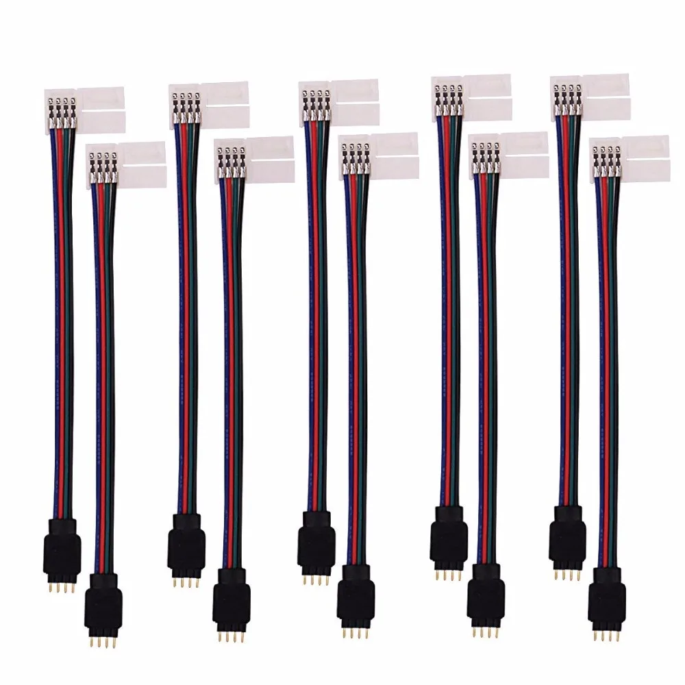 [Seven Neon] Бесплатная доставка 15 см 4pin 8 мм FPBC плата 3528 2835 RGB Светодиодная лента