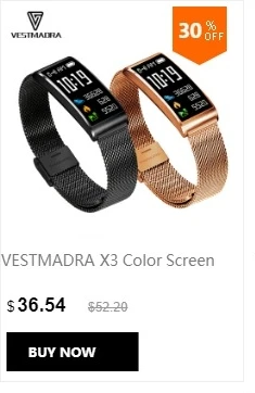 VESTMADRA умный фитнес-браслет IP67 Водонепроницаемый сердечный ритм кровяное давление кислородный монитор мульти спортивный режим фитнес-трекер