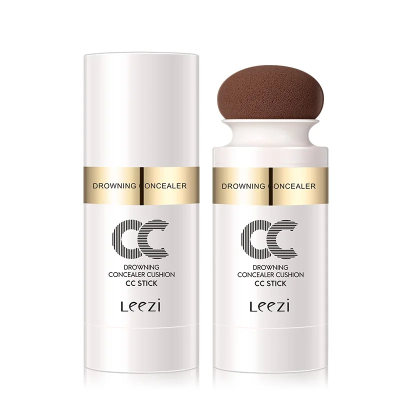 LEEZI основа для макияжа лица CCstick с кисточкой водостойкая долговечная воздушная