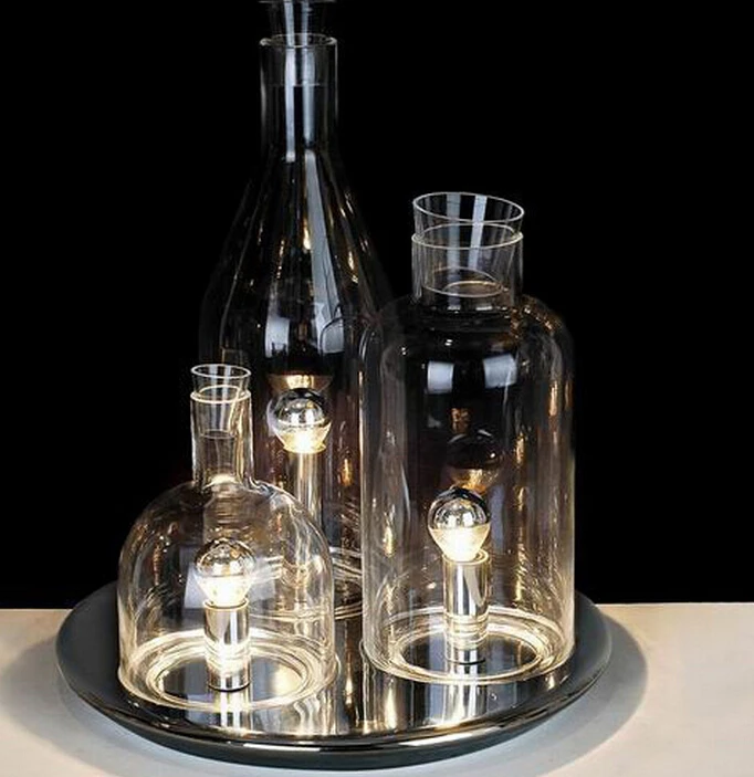 Современная светодиодная настольная лампа 3 шт. прикроватная для бутылки